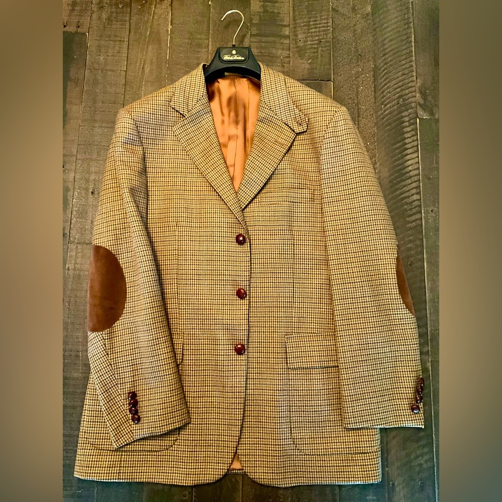 Brooks Brothers Wool Houndstooth Blazer